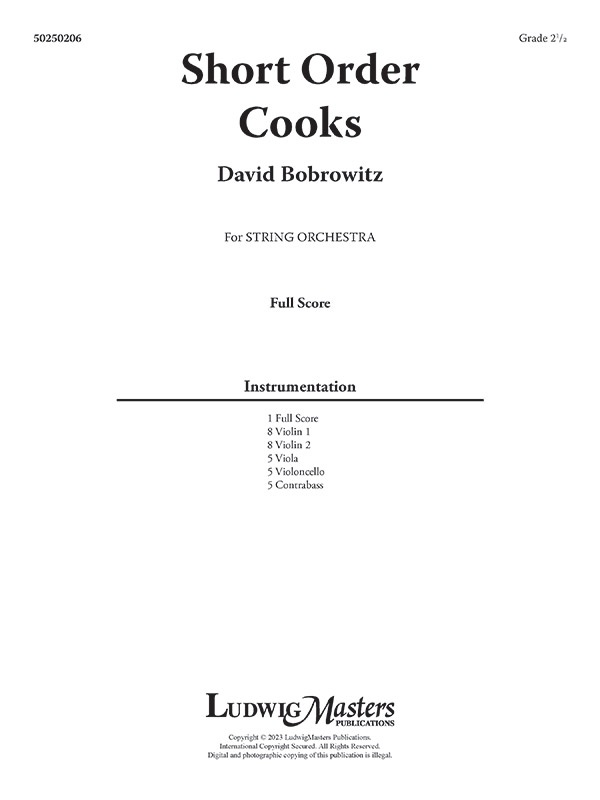 Short Order Cooks Score
