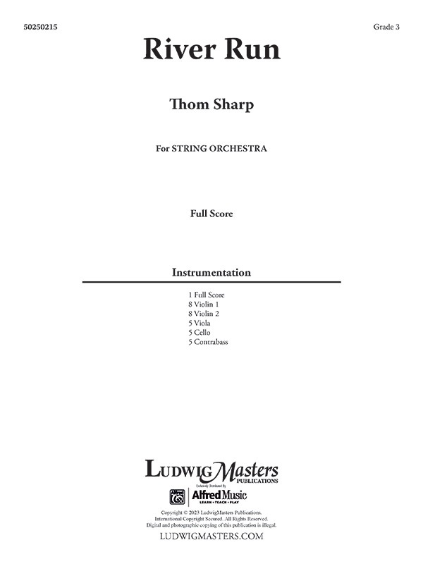 River Run Conductor Score