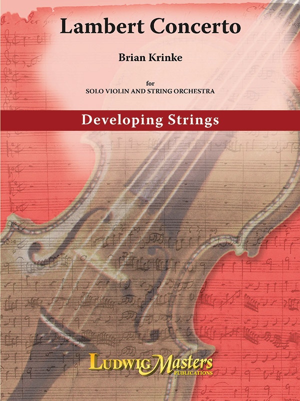 Lambert Concerto For Violin And String Orchestra Conductor Score