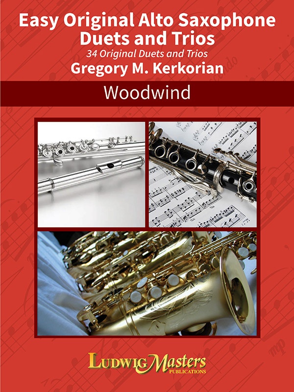 Easy Original Alto Saxophone Duets And Trios Book