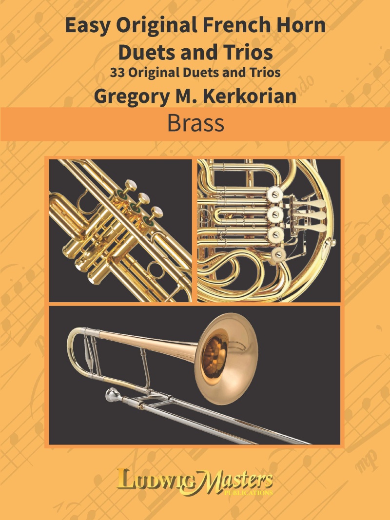 Easy Original French Horn Duets And Trios Book