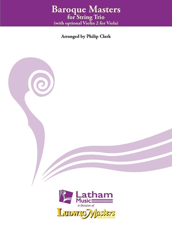 Baroque Masters For String Trio Full Score