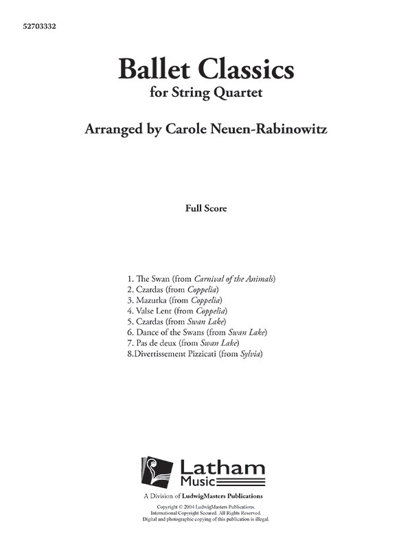 Ballet Classics Conductor Score