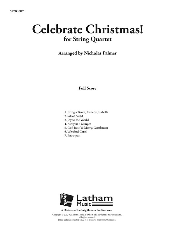 Celebrate Christmas! Full Score