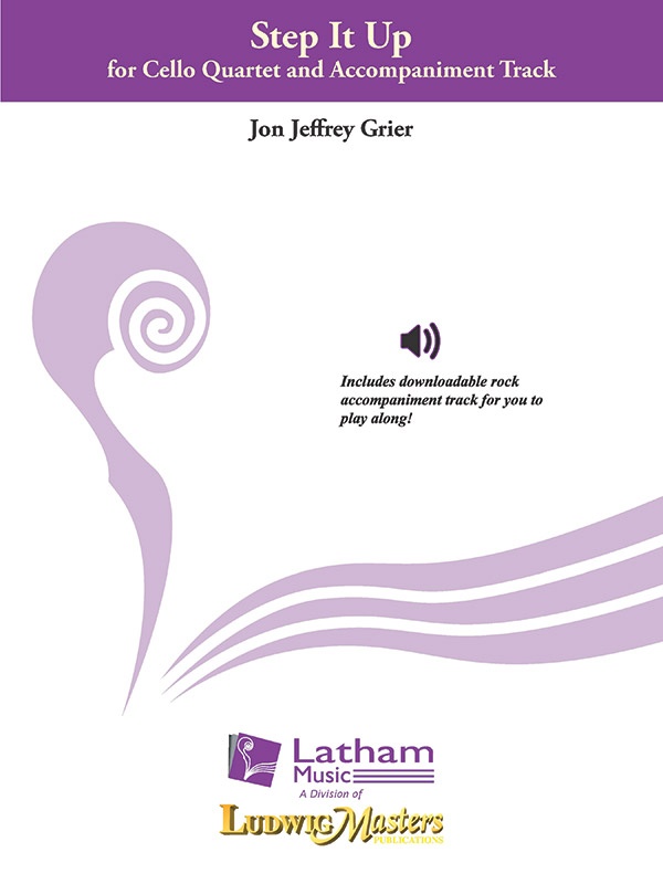 Step It Up For Cello Quartet With Accompaniment Cd Conductor Score & Parts