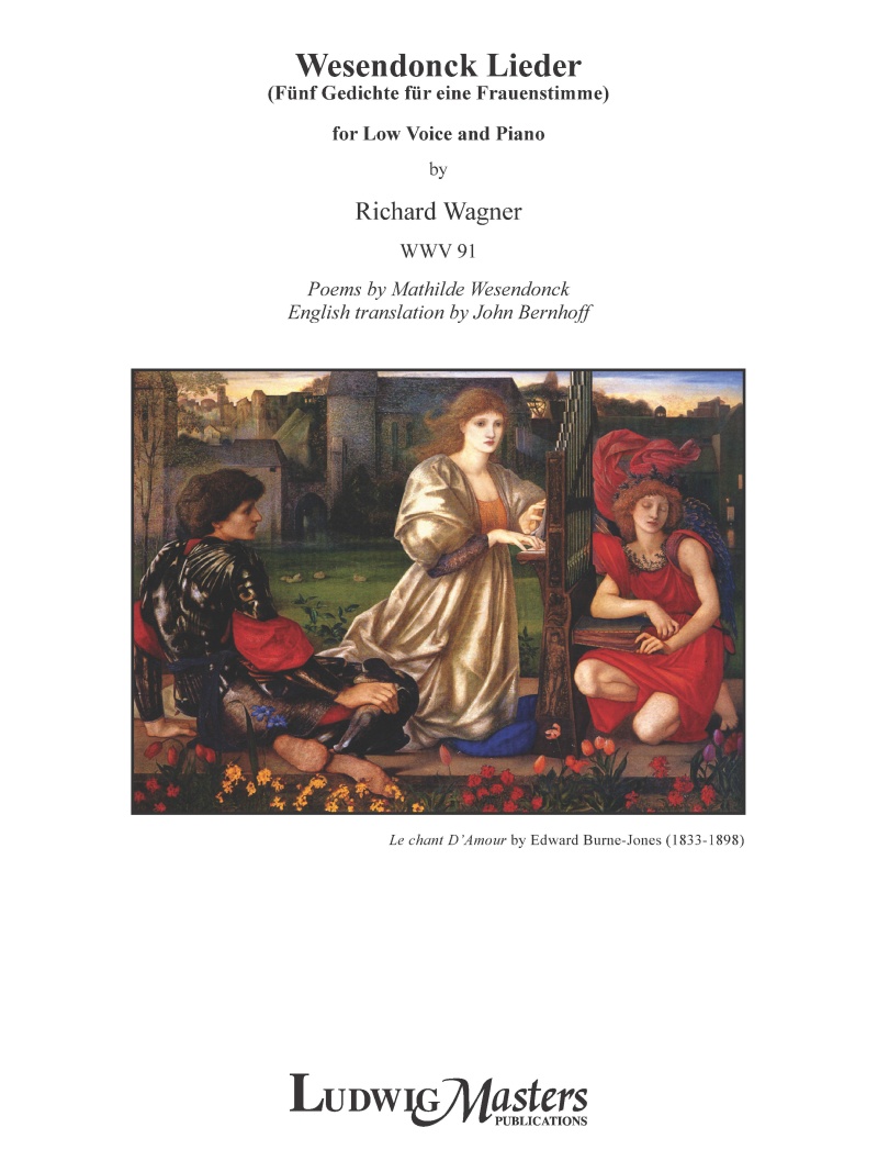 Wesendonck Lieder (Fuenf Gedichte Fuer Eine Frauenstimme), Wwv 91 (Low Voice) Vocal Score