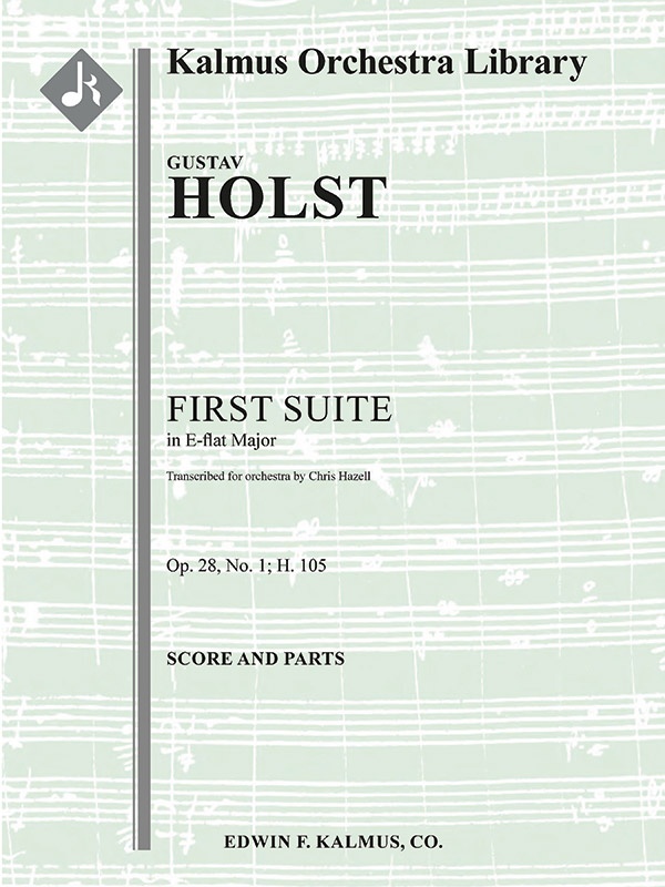 Suite No. 1 In E Flat, Op. 28, No. 1 Conductor Score