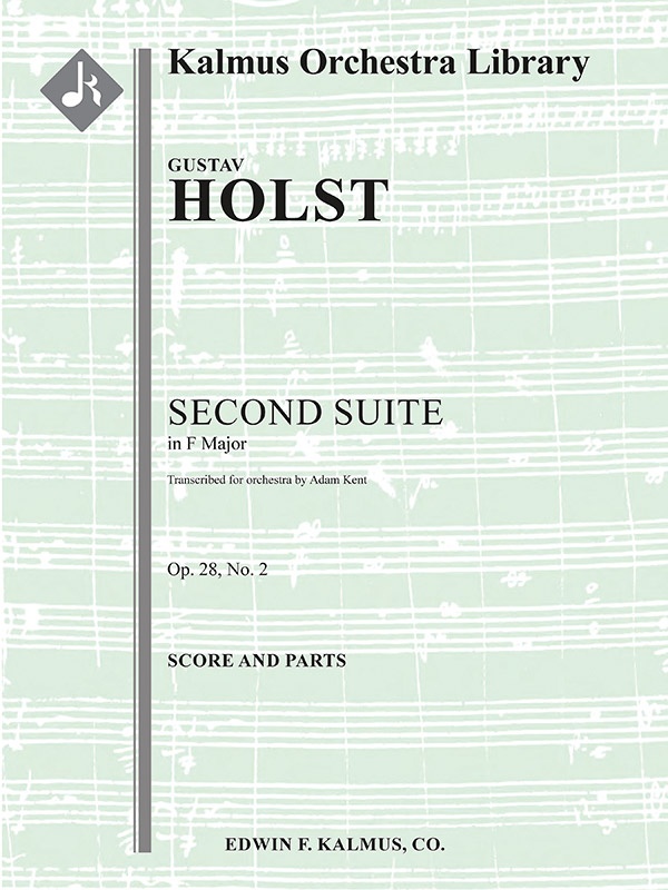 Second Suite In F, Op. 28 Score And Parts