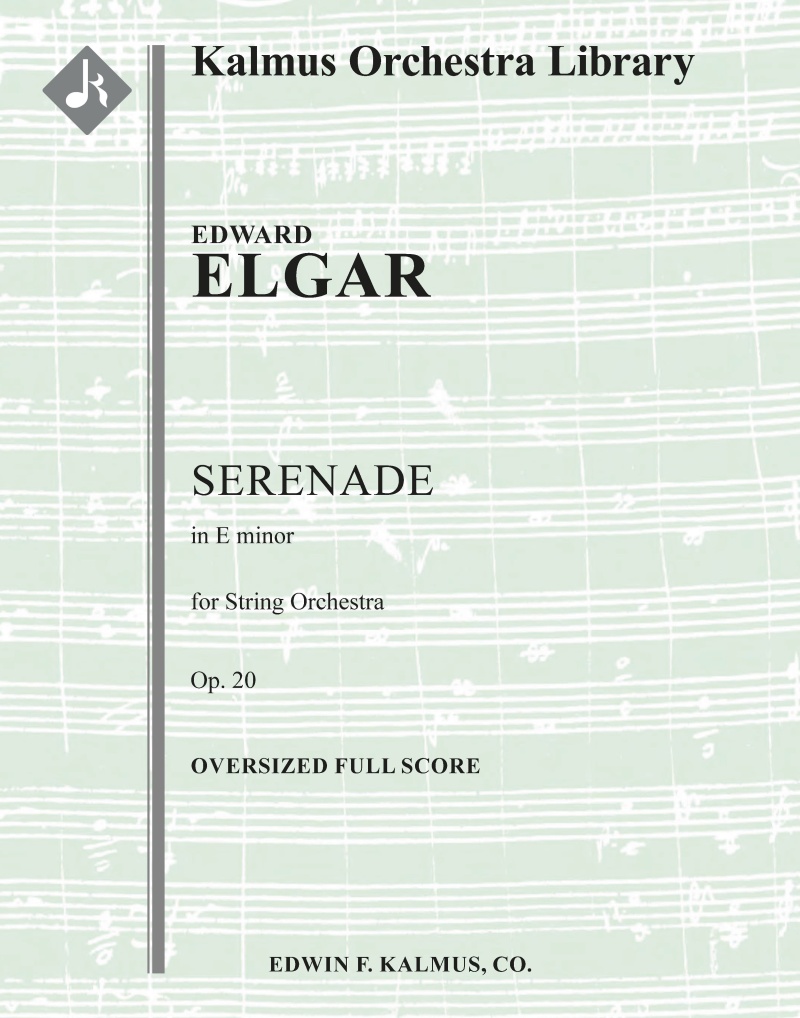 Serenade In E Minor, Op. 20 Oversized Score