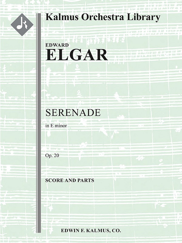 Serenade In E Minor, Op. 20 Score And Parts