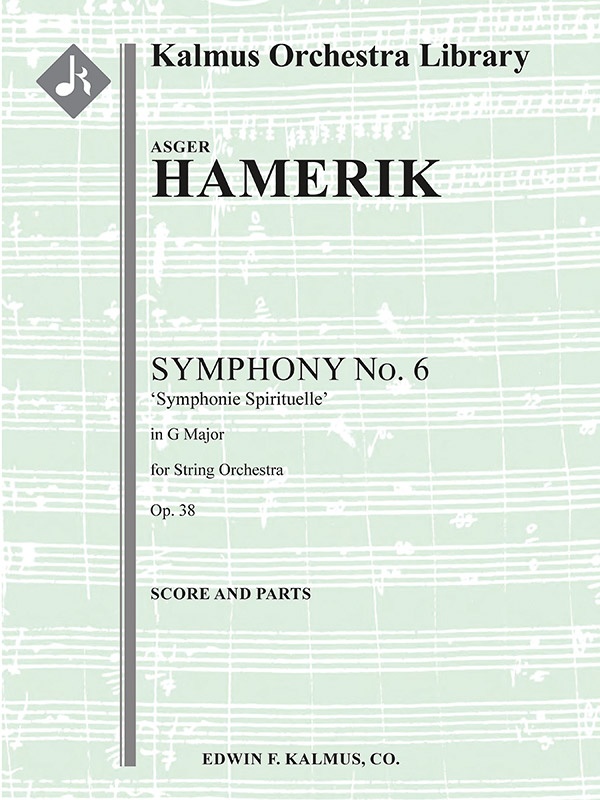 Symphony No. 6 In G, Op. 38 'Symphonie Spirituelle' (Sacred Symphony) Conductor Score & Parts