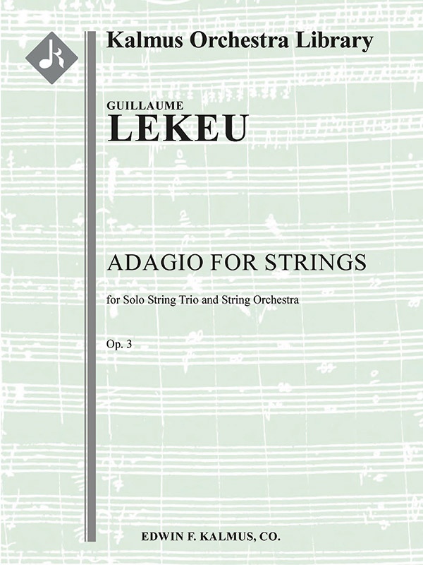 Adagio For Strings, Op. 3 Full Score