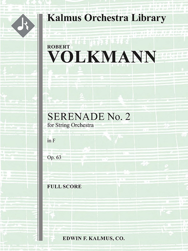 Serenade No. 2 For Strings In F, Op. 63 Conductor Score