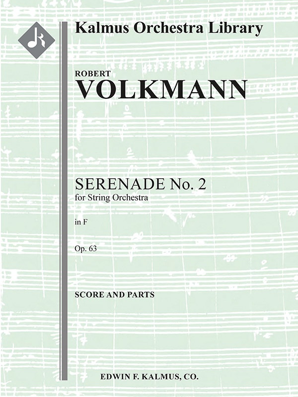 Serenade No. 2 For Strings In F, Op. 63 Conductor Score & Parts