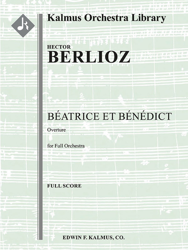 Beatrice Et Benedict: Overture Conductor Score
