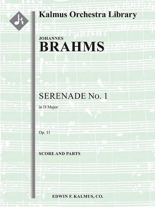 Serenade No. 1 in D, Op. 11 Conductor Score & Parts