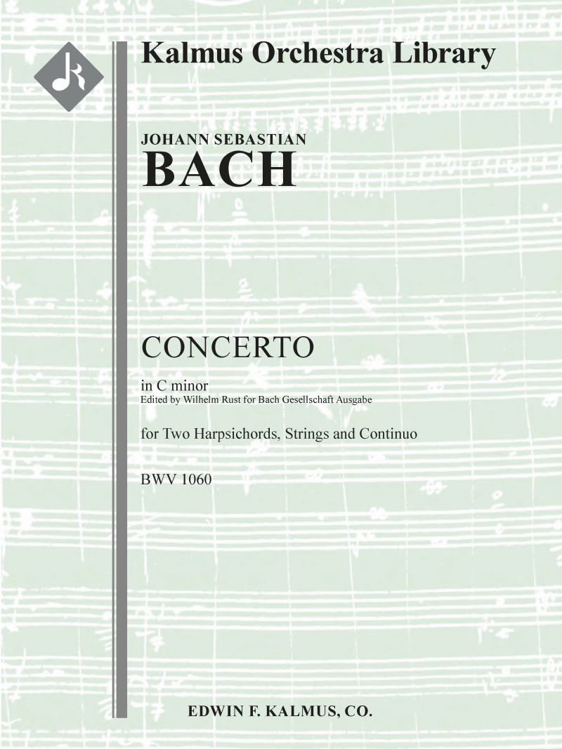 Concerto for Two Harpsichords in C Minor, BWV 1060