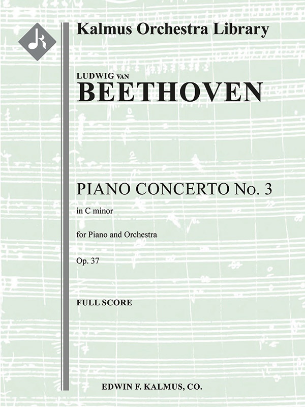 Concerto For Piano No. 3 In C Minor, Op. 37 Conductor Score