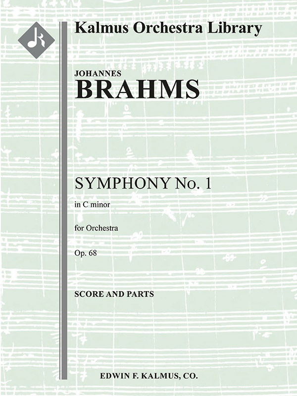 Symphony No. 1 In C Minor, Op. 68 Conductor Score & Parts