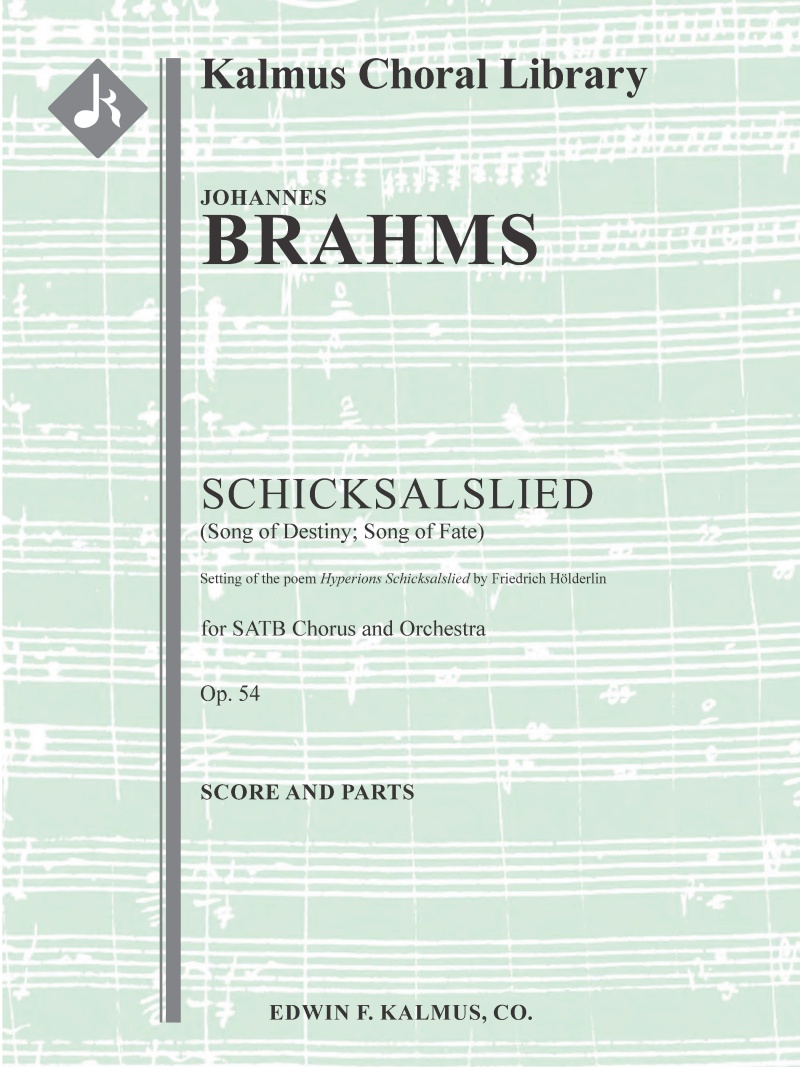 Schicksalslied, Op. 54 (Song Of Destiny; Song Of Fate) Conductor Score & Parts