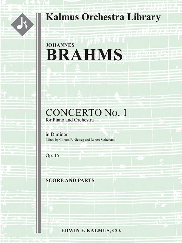 Concerto For Piano No. 1 In D Minor, Op. 15 Score And Parts