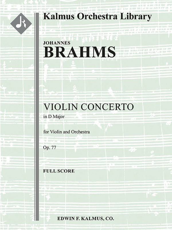 Concerto For Violin In D Major, Op. 77 Conductor Score