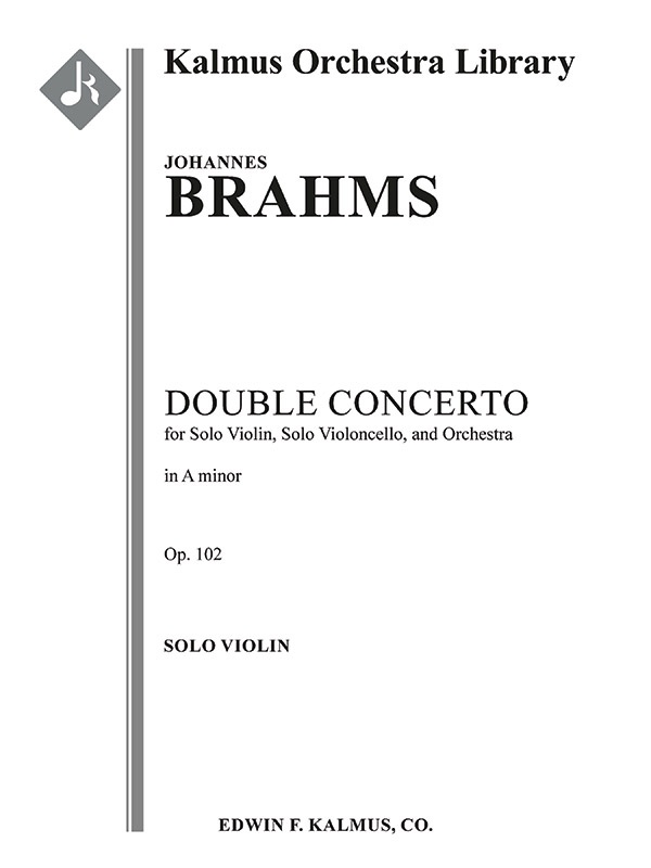 Double Concerto For Violin And Cello In A Minor, Op. 102 Part