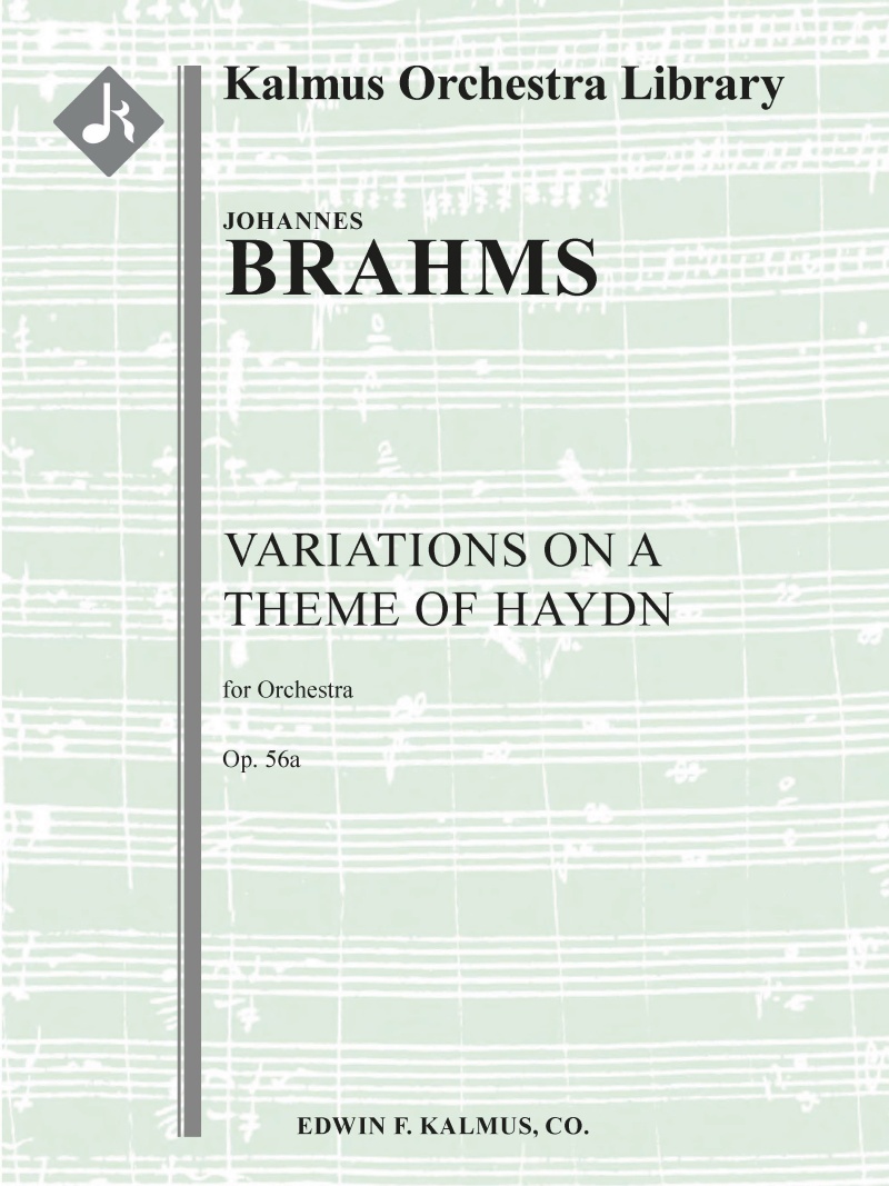 Variations On A Theme By Haydn, Op. 56A Conductor Score & Parts