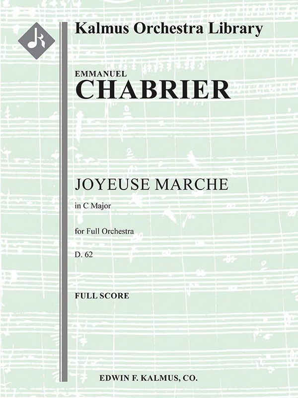 Joyeuse Marche, D. 62 Score