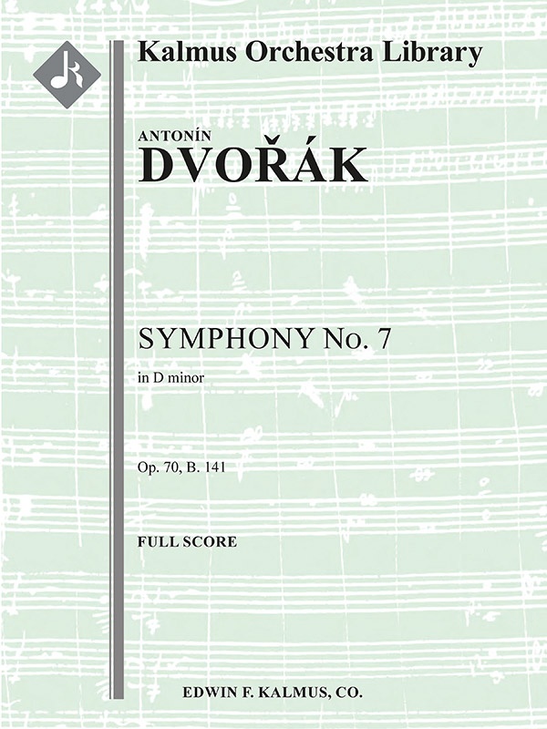 Symphony No. 7 In D Minor, Op. 70, B. 141 Conductor Score