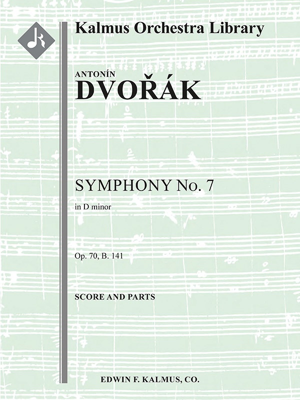 Symphony No. 7 In D Minor, Op. 70, B. 141 Conductor Score & Parts