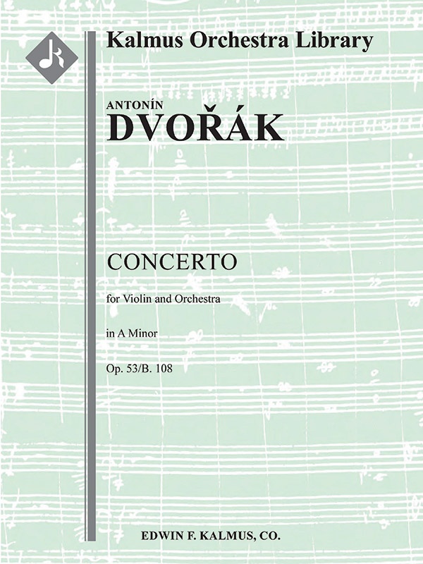 Concerto For Violin In A Minor, Op. 53/B. 108 Solo Part