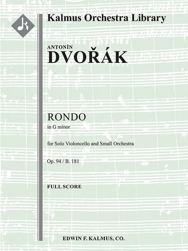 Rondo In G Minor, Op. 94/B. 181 Conductor Score