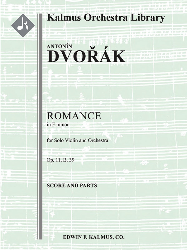 Romance In F Minor, Op. 11, B. 39 Conductor Score & Parts