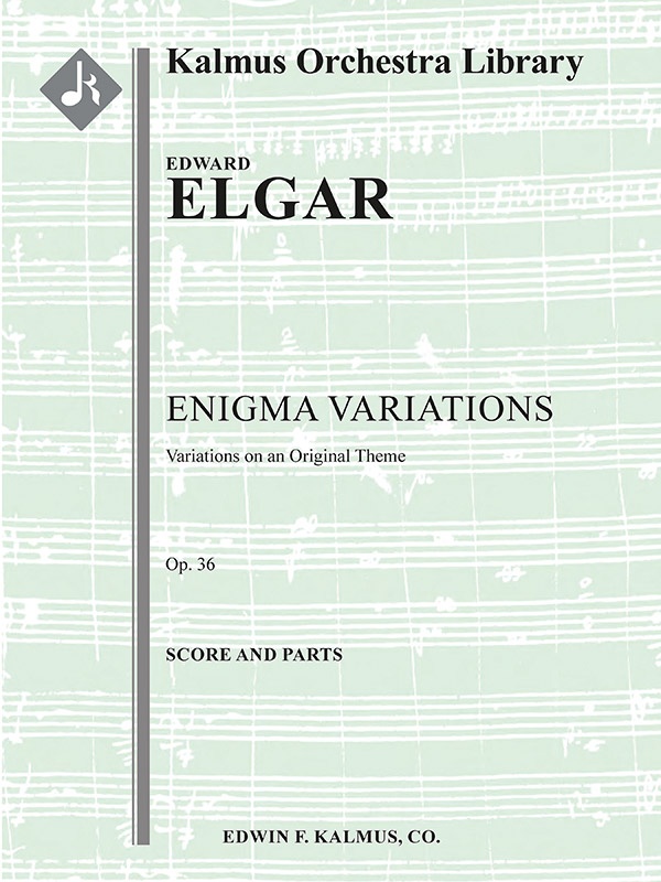 Enigma Variations: Variations On An Original Theme, Op. 36 Conductor Score & Parts