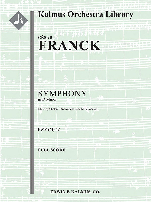 Symphony In D Minor, Fwv (M). 48 Conductor Score