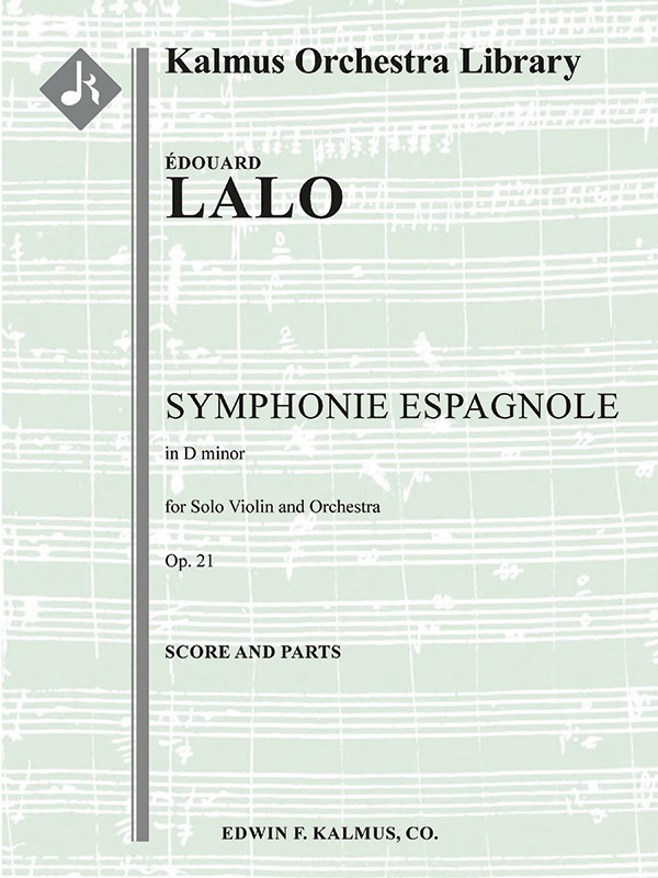 Symphonie Espagnole, Op. 21 Score And Parts