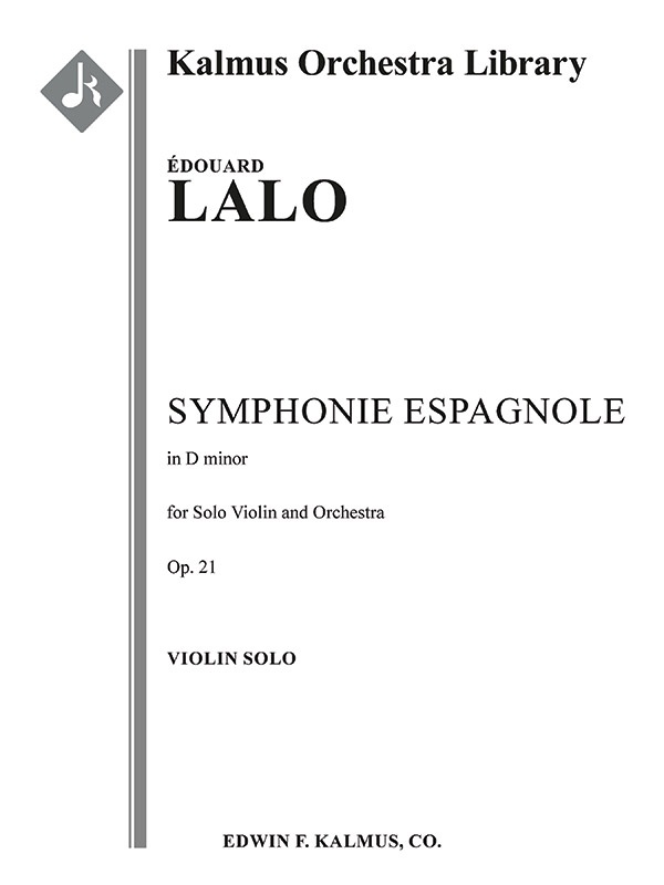 Symphonie Espagnole, Op. 21 Solo Violin Part