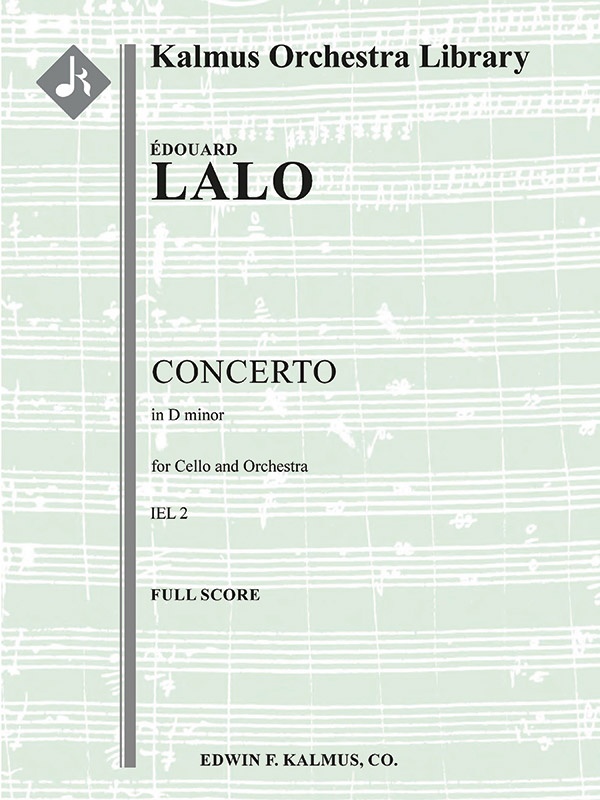 Concerto For Cello In D Minor Conductor Score