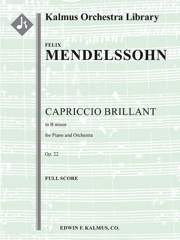 Capriccio Brillant In B Minor, Op. 22 Full Score