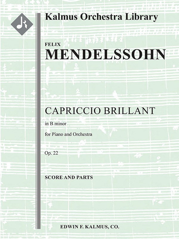 Capriccio Brillant In B Minor, Op. 22 Conductor's Score And Parts