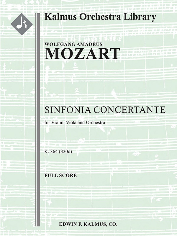Sinfonia Concertante, K. 364/320D Full Score