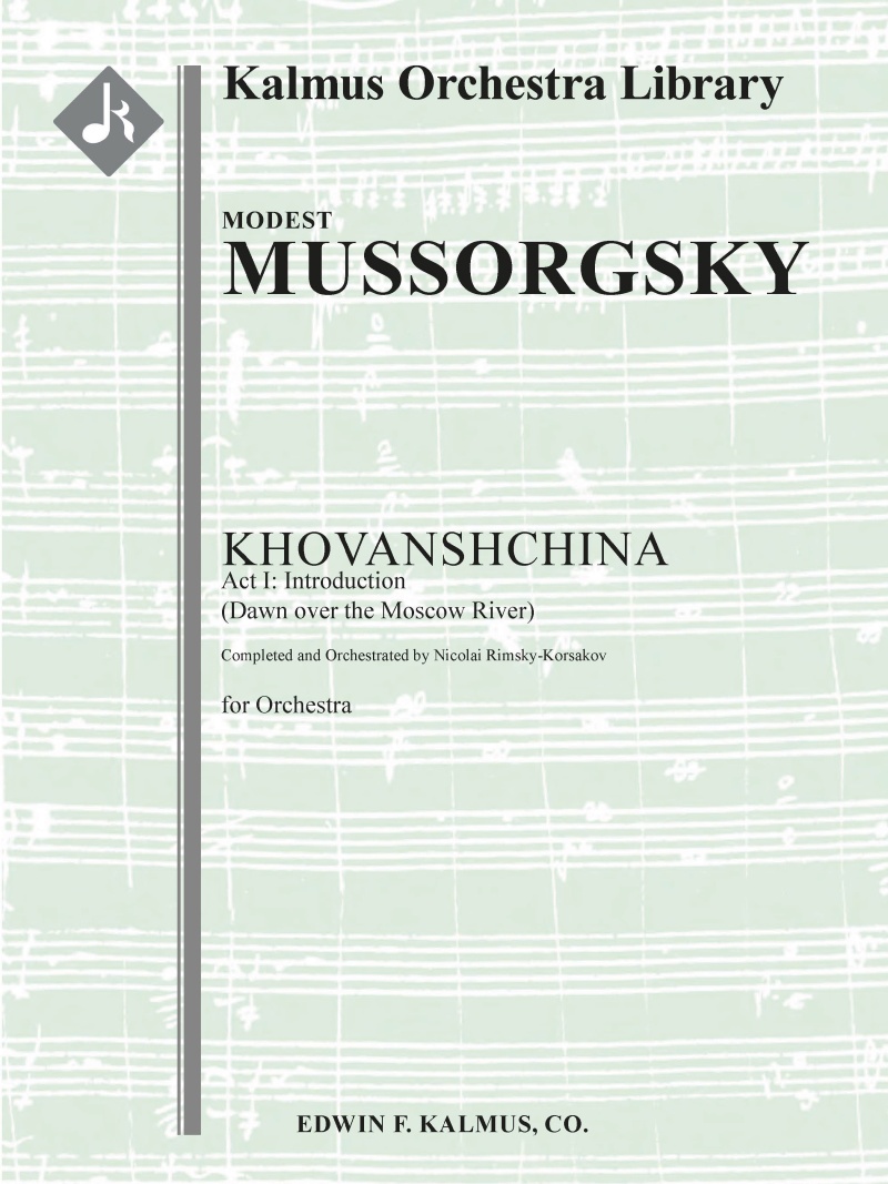 Khovanshchina, Act I: Introduction (Dawn Over The Moscow River) Conductor Score