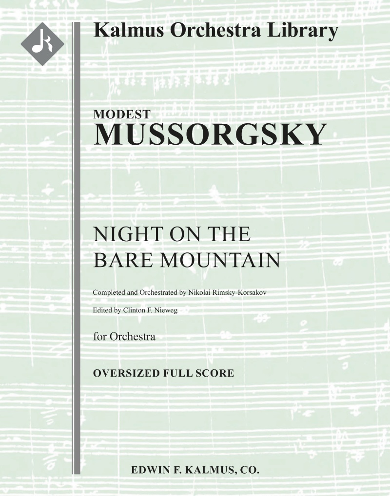 Night On Bald Mountain (Night On The Bare Mountain) Oversized Score