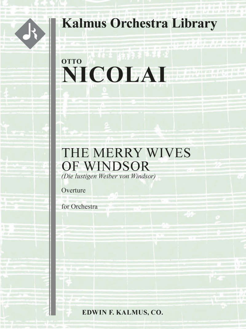 Merry Wives Of Windsor, The: Overture (Der Lustigen Weiber Von Windsor) Score And Parts