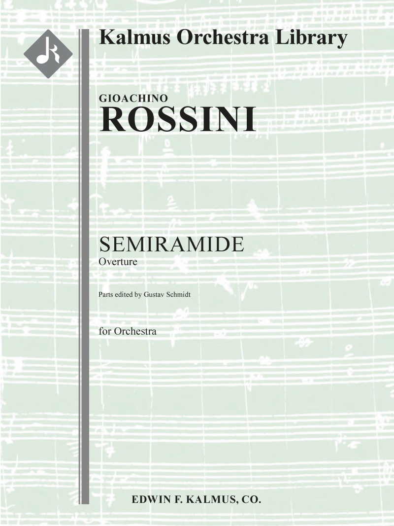 Semiramide: Overture Conductor Score & Parts
