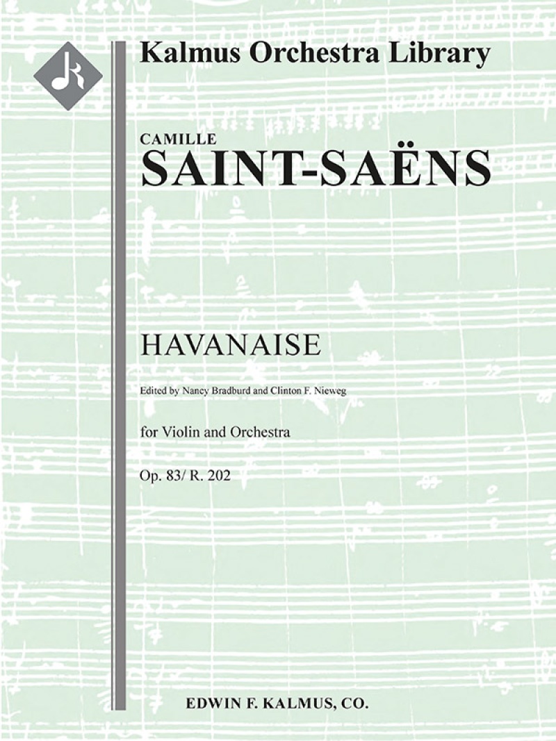 Havanaise, Op. 83/ R. 202 Conductor Score
