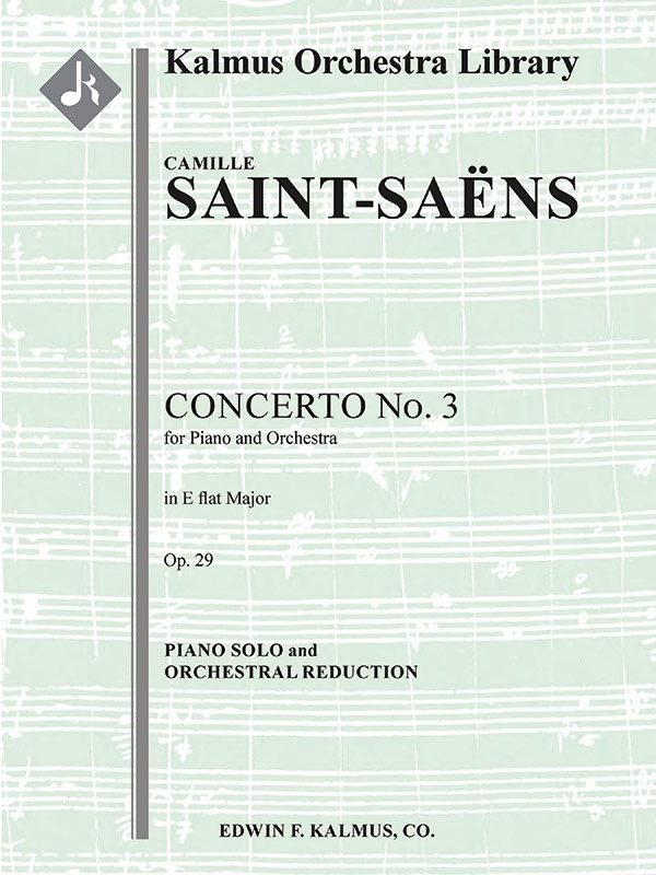 Concerto For Piano No. 3 In E-Flat, Op. 29 Book
