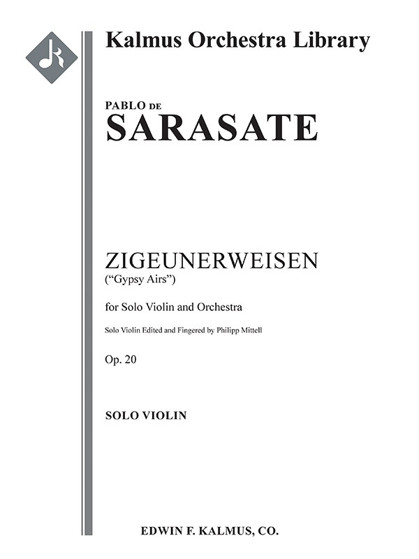 Zigeunerweisen (Gypsy Airs), Op. 20 Solo Part