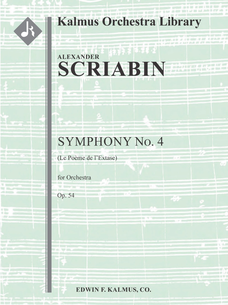 Symphony No. 4, Op. 54 (Le Poeme De L'extase) Conductor Score